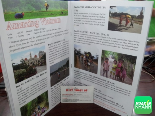 Nội dung của cuốn brochure giới thiệu về Amazing Vietnam