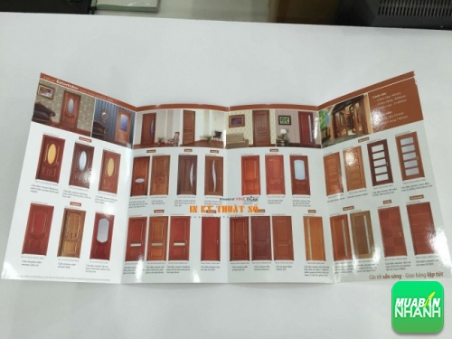 Brochure giới thiệu về cửa gỗ gấp đẹp, hiện đại và tiện lợi